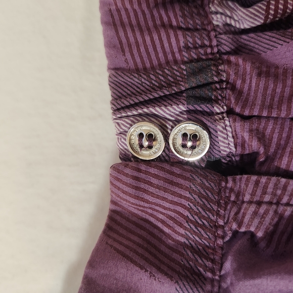 Burberry Purple Plaid Heart Mini Skirt - Picture 2 of 8